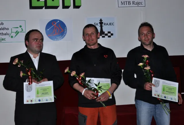 Najlepší športový tréner Mesta Rajec Jozef Kavec - Stolnotenisový klub; Zdeno Koleda - Maratón klub; Rastislav Kalina - Futbalový klub  