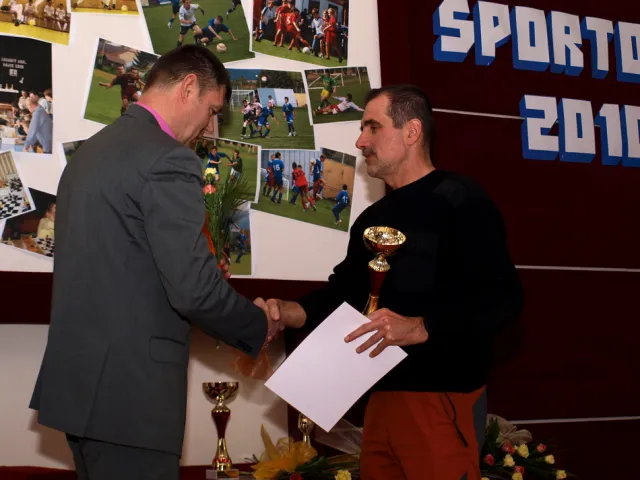 Za najlepší športový kolektív Mesta Rajec za rok 2010 - Maratón klub
