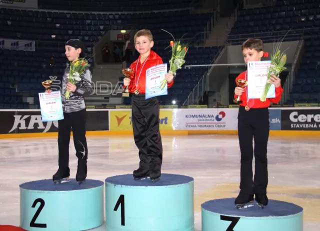 Karasokorčuliar Oliver Kubačák - Majster Slovenska; foto Kraso klub Povazská Bystrica