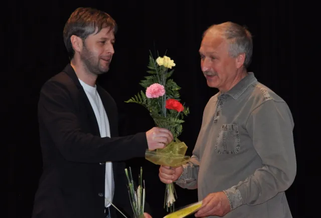 Za významný prínos pre rozvoj športu v Rajci, Bohuslav Gajdoš