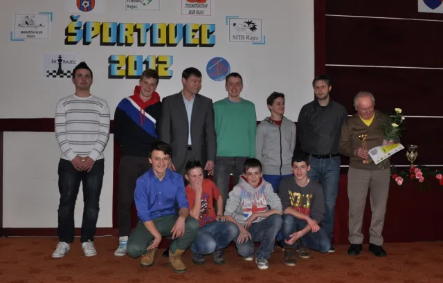 Najlepším športový kolektív Mesta Rajec - Futbalový klub - starší žiaci