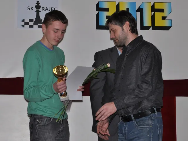 Najlepší športovec športového klubu - Branislav Dubec - Šachový klub