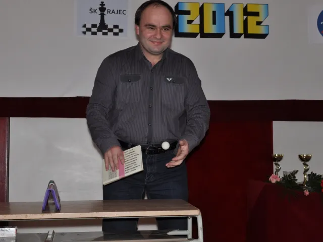 Najlepší športovec športového klubu - Jozef Kavec - Stolnotenisový klub