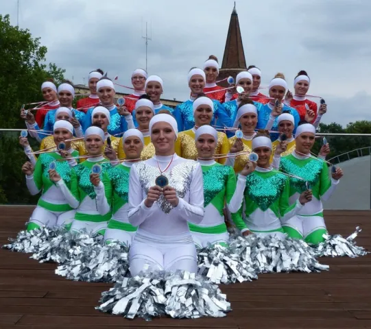 Kordovánky Senior 1. vicemajster Európy - ( foto Mažoretky Kordovánky ) 
