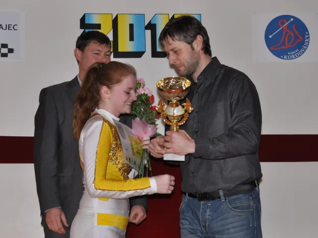 Najlepší športovec Mesta Rajec za rok 2012 - Petra Cibulková - Mažoretky Kordovánky