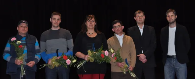 Najlepší športový tréner Mesta Rajec za rok 2013 - Pavol Kumančík - Futbalový klub Rajec; Michal Pekara - Hokejový klub HB-Rajec; Zuzana Rizmanová - Mažoretky Kordovánky; Ján Uhlárik - Šachový klub; Ing. Ján Rybárik a Mgr. Michal Šupka 