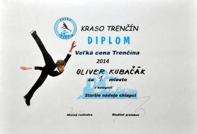 Krasokorčuliarske úspechy Olivera Kubačáka