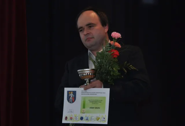 Najlepší športovec športového klubu za rok 2013, Jozef Kavec - Stolnotenisový klub