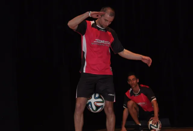 Freestylová skupina Hands Up Crew so svojou show